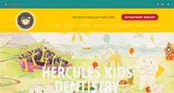 Desktop Screenshot of herculeskidsdentistry.com