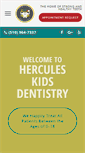 Mobile Screenshot of herculeskidsdentistry.com